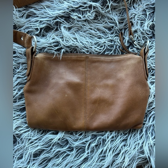 Hobo Bag Crossbody   Leather Caramel Purse Handbag. - Picture 4 of 7
